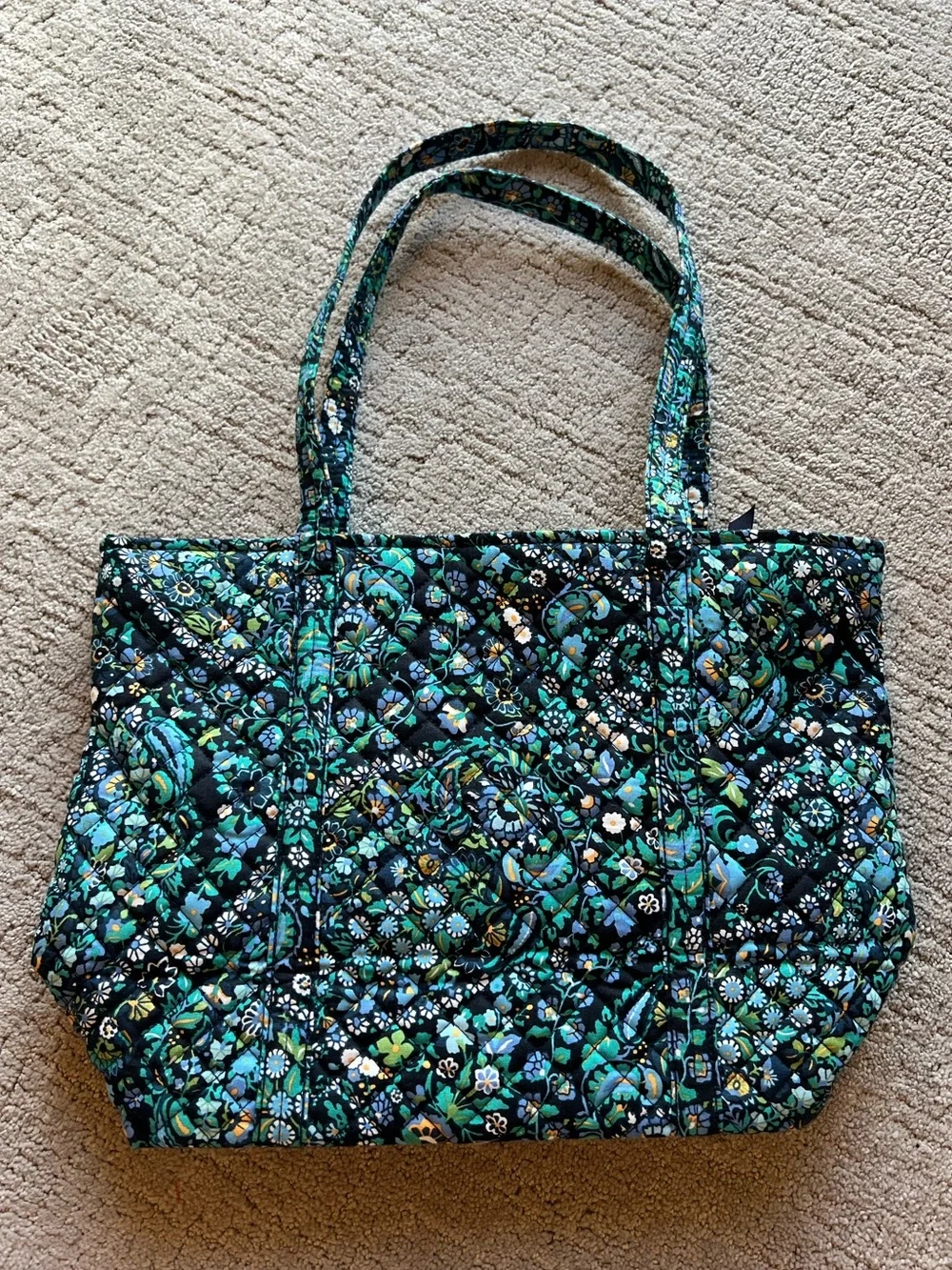 Vera Bradley Houseplant Print Shoulder Tote